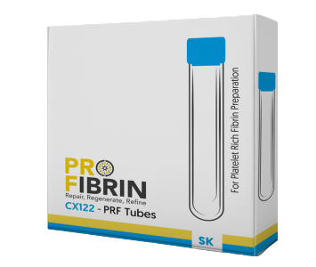 CX122 PRF tubes for the collection of blood samples intended for face & skin rejuvenation therapies