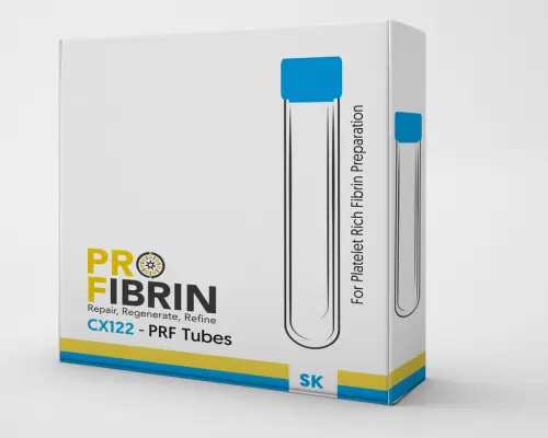 Box contains pro-fibroin tubes with dependable performance and precision engineering for medical